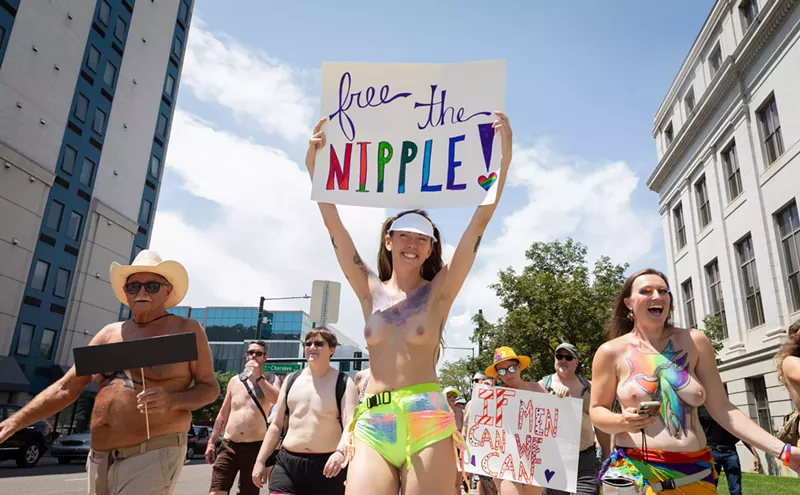 Image: DenverGoTopless Day Returns to Civic Center Park