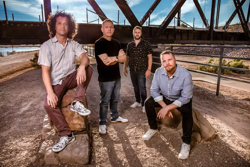 Image: Southwest-based jam band Spafford.