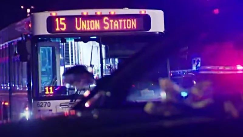 Image: A menacing and robbery suspect was killed by police officers on the Number 15 bus on October 2.