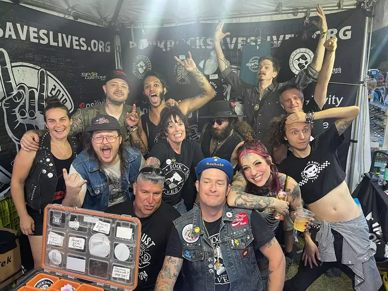 Image: Members of Punk Rock Saves Lives.