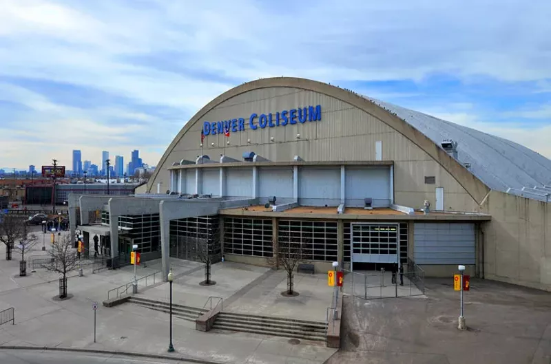 Image: The Denver Coliseum will serve as a temporary 24/7 warming center.