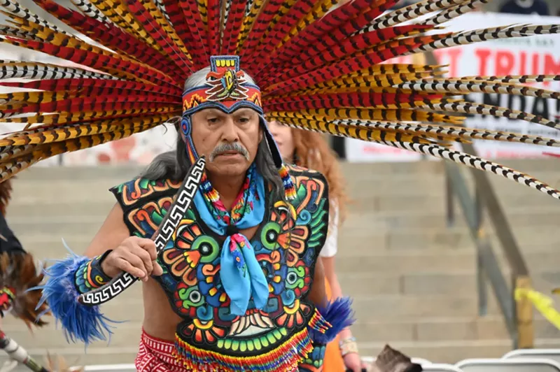 Image: An Indigenous dancer.