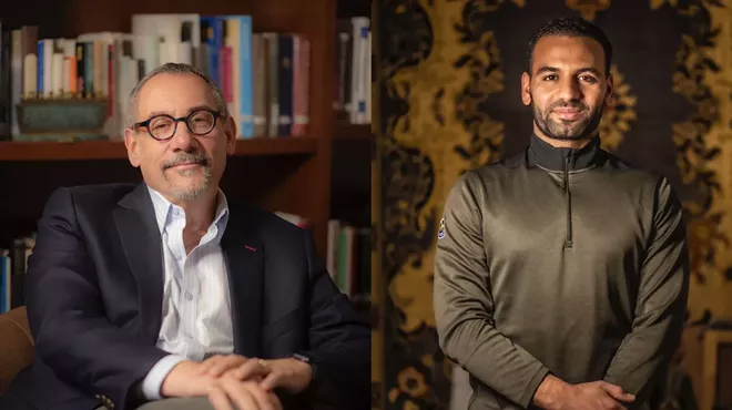 Rabbi Joseph Black and Imam Muhammad Kolila posing for pictures.