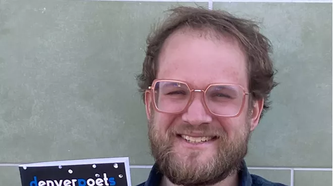 A man holding a book