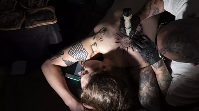 Hundreds of tattoo artists from around the United States had booths for festival attendees to get fresh ink.
