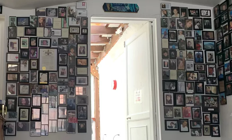 Image: The memorial wall at the Harm Reduction Action Center is growing far too quickly.