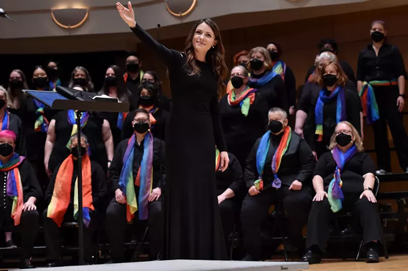 Image: Clelyn Chapin and the Denver Women's Chorus have "big feelings" over the Roe v. Wade decision.
