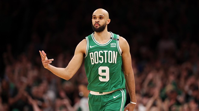 Derrick White of the Boston Celtics