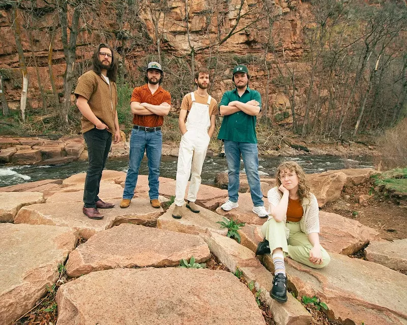 Image: members of bluegrass band shadowgrass