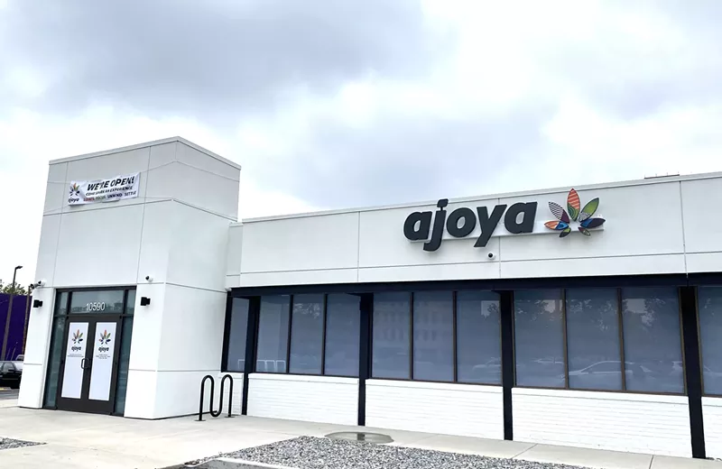 Image: Ajoya's new dispensary is open at 10590 West Colfax Avenue.
