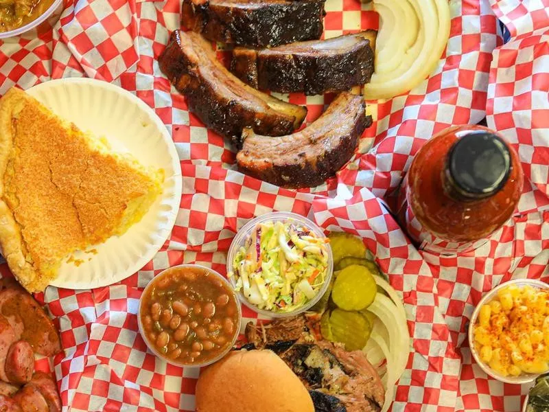 Image: Southern barbecue favorites, all made in-house.