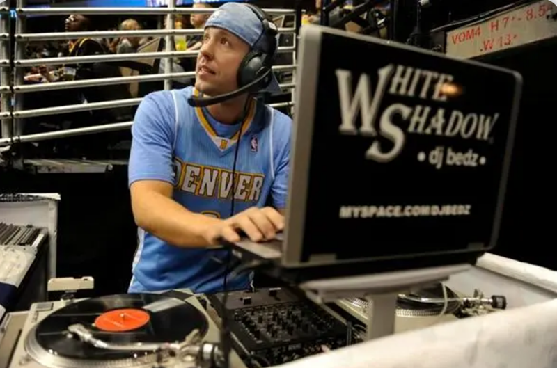 Cassidy Bednark, aka DJ Bedz, served as the Nuggets official DJ for fifteen seasons.