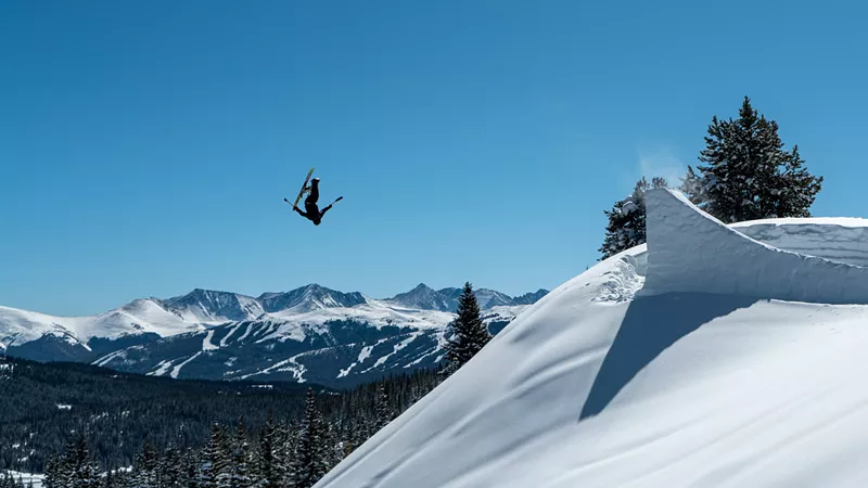 Image: Trevor Kennison backflip at Vail Pass