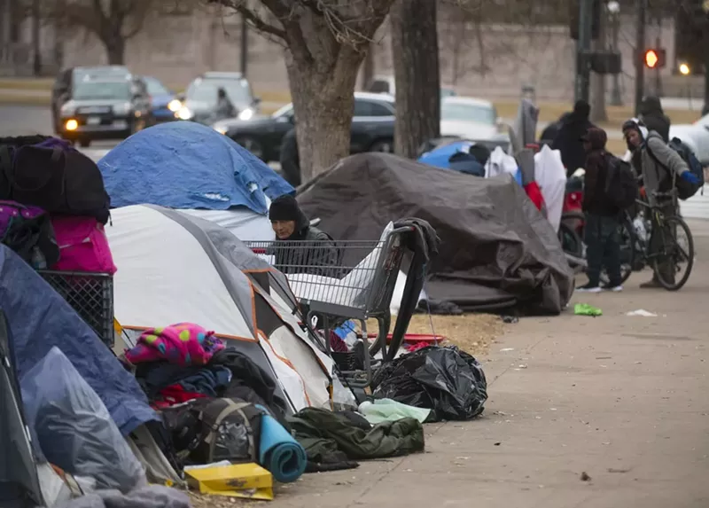 Image: A new study shows that 40 percent of people experiencing homelessness in metro Denver stay outdoors.
