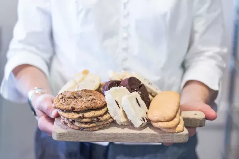 Image: Victory Love + Cookies offers its core group of cookies online for nationwide shipping, as well as 25 rotating flavors at the retail counter.