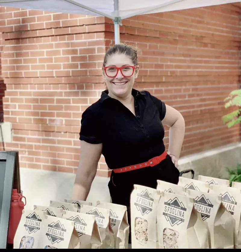 Image: Albertini balances her expertise in business and the culinary industry in her pasta business.