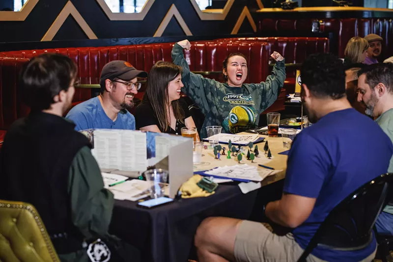 Image: Playing Dungeons & Dragons at the Alamo Drafthouse movie theater in Denver