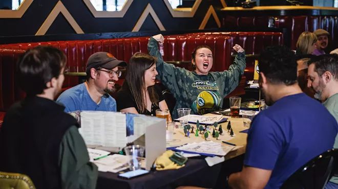 Playing Dungeons & Dragons at the Alamo Drafthouse movie theater in Denver