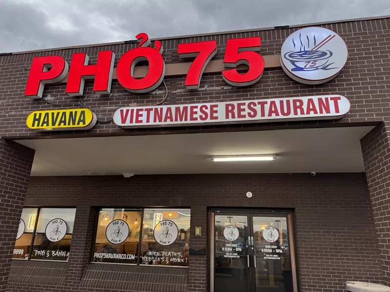 Image: outside of pho restaurant