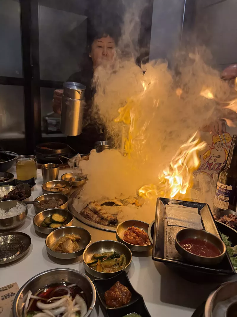 Image: Dinner and a show!