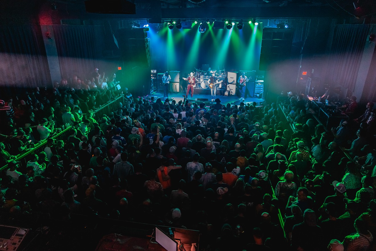 The 600-capacity Fox Theatre hosts both local and national acts, such as 311, pictured here.