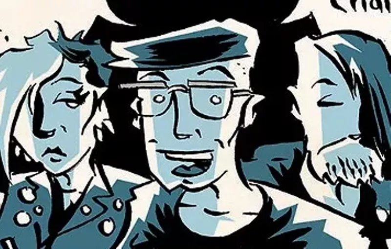 Image: A cartoon drawing of Jason Heller