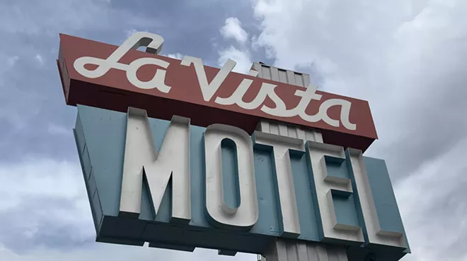 exterior of old motel