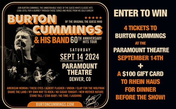 Enter to win 4 tickets to Burton Cummings at the Paramount Theatre on September 14th and a $100 gift card to Rhein Haus for dinner before the show!