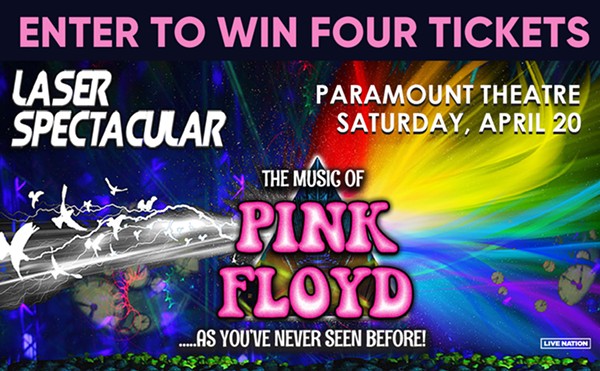 Enter to win four tickets to the Pink Floyd Laser Spectacular at the Paramount Theater on April 20!