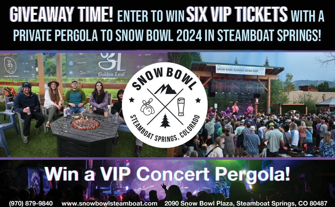 Enter to win six VIP tickets with a private pergola to Snow Bowl 2024 in Steamboat Springs!