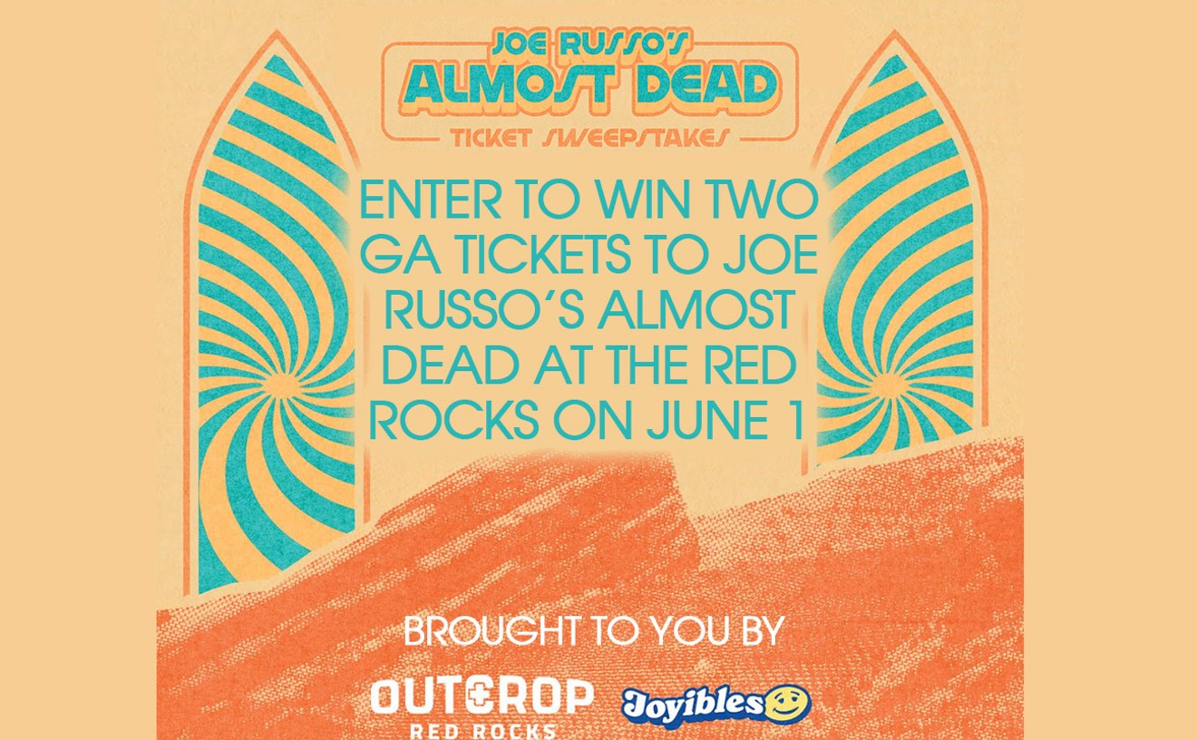 Enter to win two GA tickets to Joe Russo's Almost Dead at the Red Rocks on June 1, Presented by Outcrop Red Rocks & Joyibles Joybombs