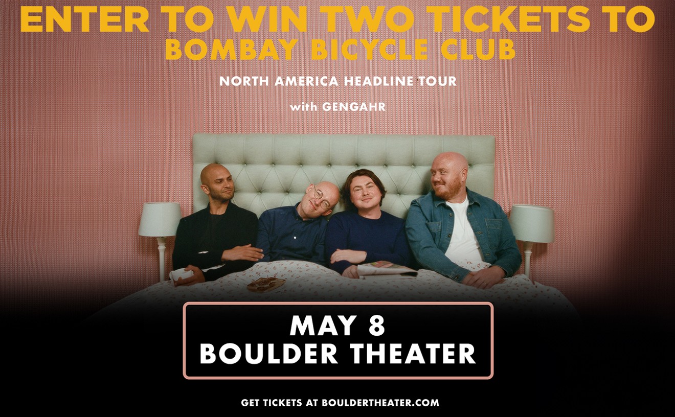Enter to win two tickets to Bombay Bicycle Club at the Boulder Theater on May 8!