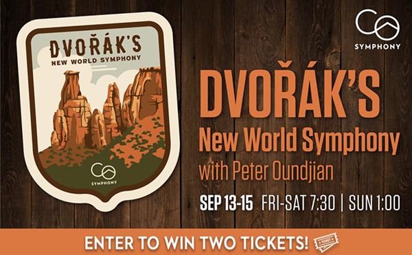 Enter to win two tickets to Dvořák’s "New World Symphony" with the Colorado Symphony September 13 - 15 at Boettcher Concert Hall!