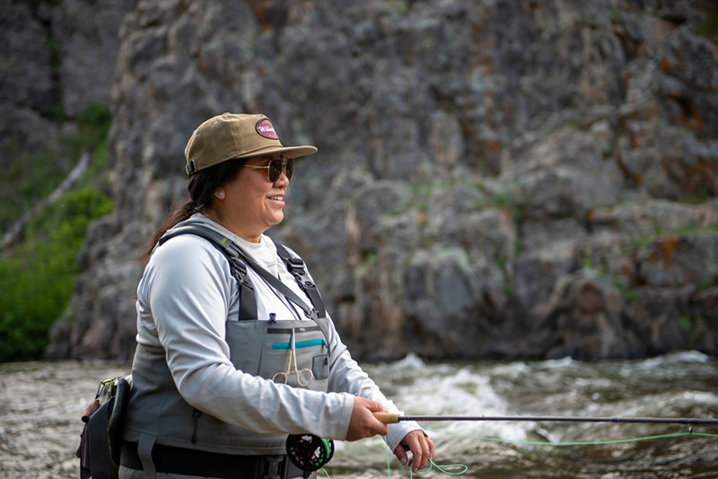 Erica Nelson is a fly-fishing guide from Crested Butte.