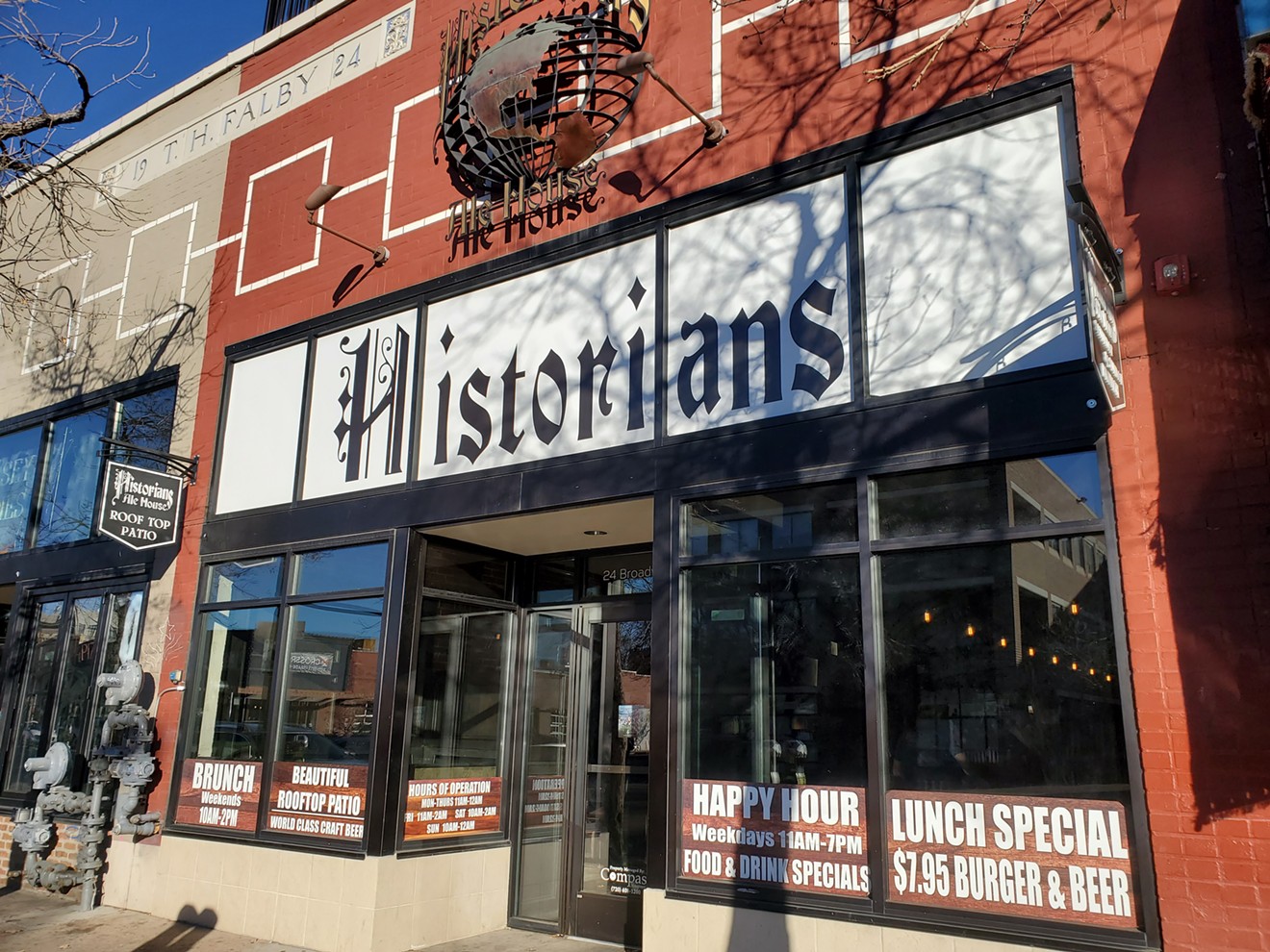 Historians Ale House is one place you can visit for drinks on December 25.
