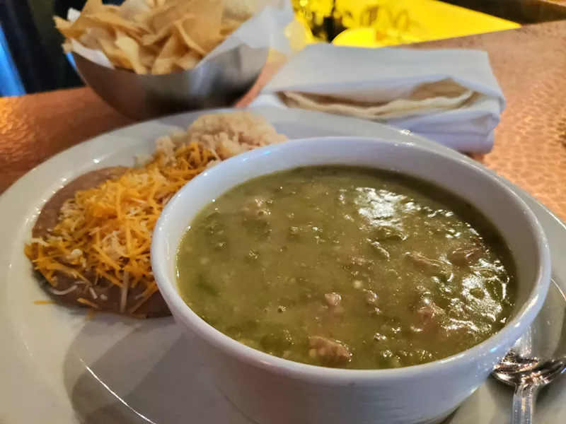 Image: bowl of green chile