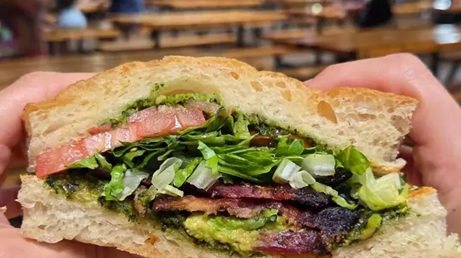 sandwich in hands