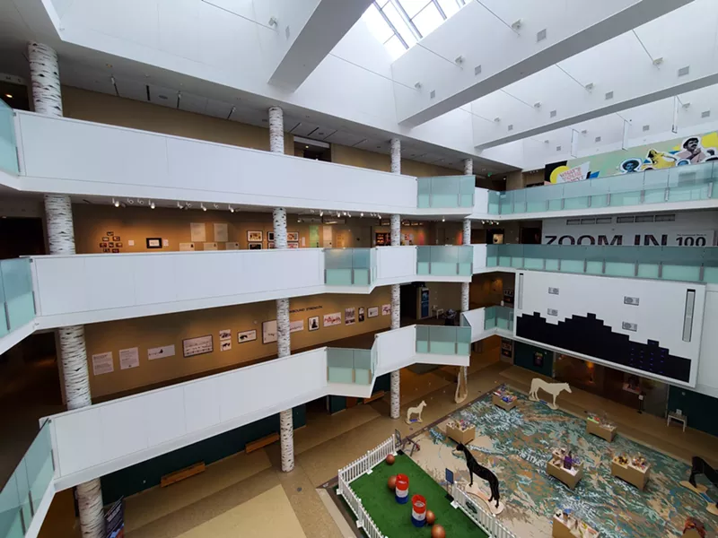 Image: The mezzanine areas of History Colorado are filled with insightful exhibits like Rice & Resilience.