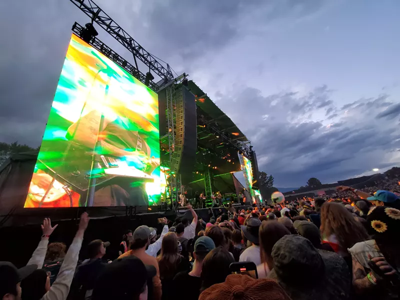 Image: band at outdoor fest