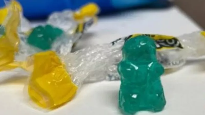 Image: A photo of fentanyl candied shared by the 4th Judicial District DA's Office.