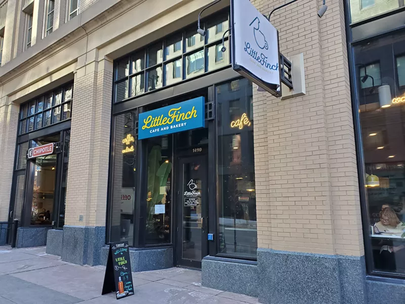 Image: Little Finch is located at 16th and Blake in a former Starbucks.