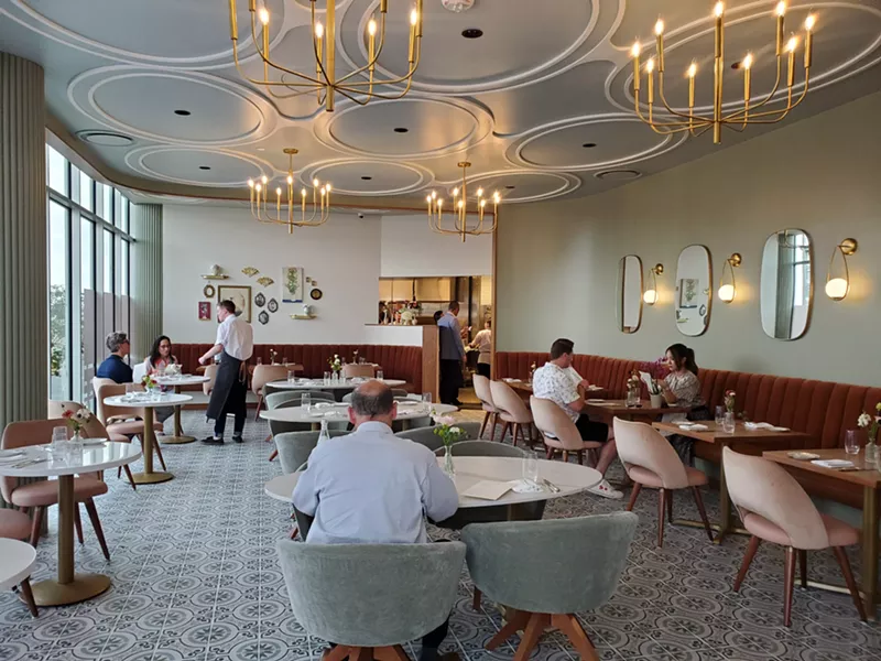 Image: The bright and airy main dining area at Noisette.