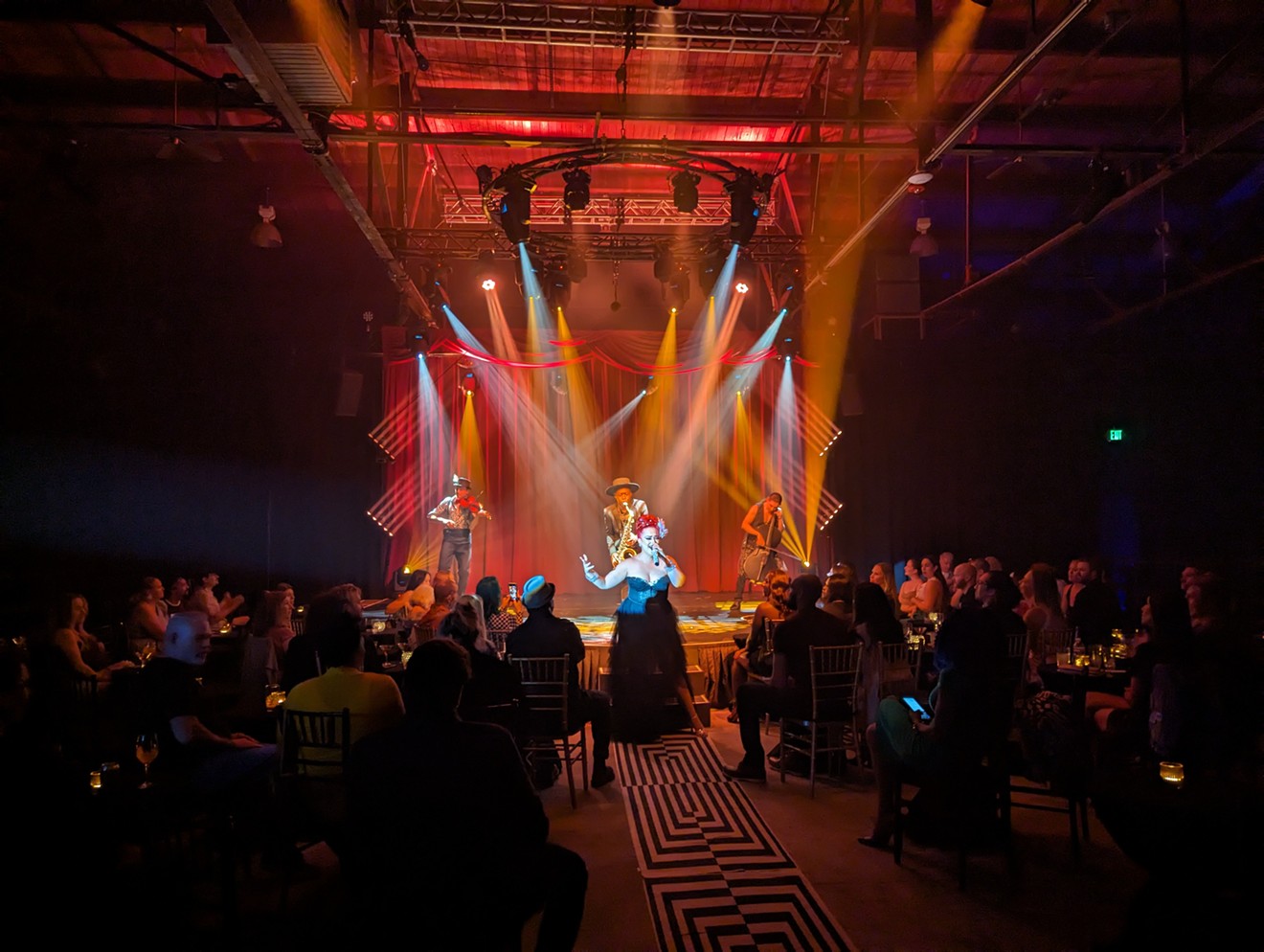 Quixotic's Sensatia Cirque Cabaret includes burlesque, aerial arts, fire performers and more in an immersive environment.