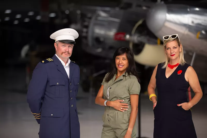Image: Sky Bar partners Patrick McMichael (left), Brandi Shigley and Sky Barker Maa.