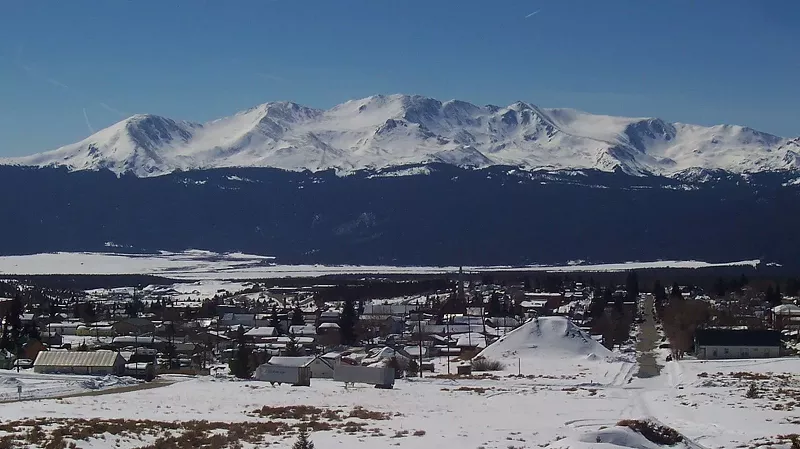 Image: Leadville sits between Colorado's two highest peaks.
