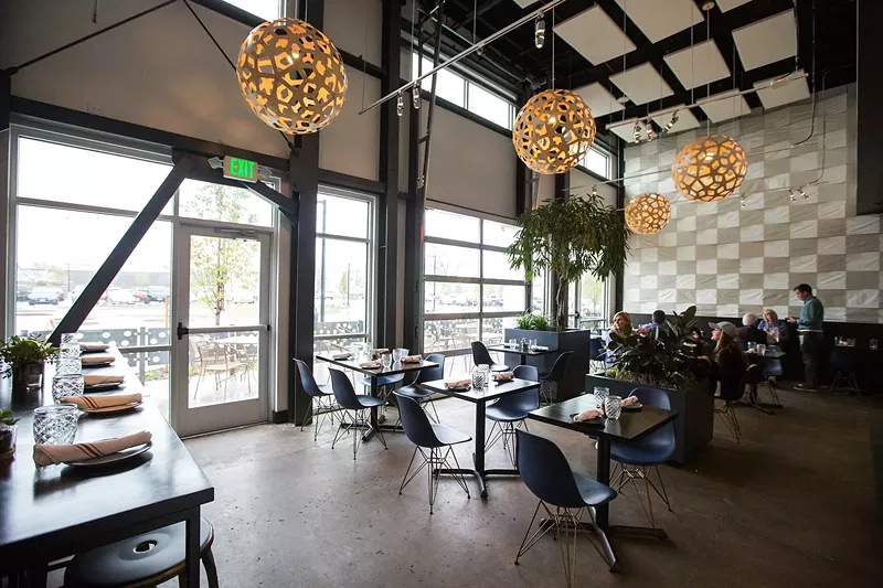 Image: inside a restaurant