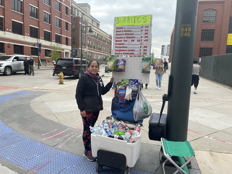 Patricia Bravo has nearly notched a half-decade selling snacks outside Rockies games.