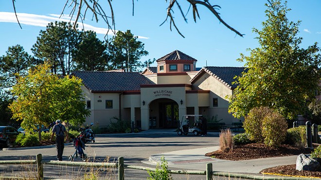 The clubhouse of Willis Case Golf Course, where bag thefts have been reported recently.