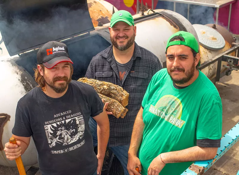 Image: Michael Graunke (left), Juan Pablo Llano and Esteban Gallardo are opening Pit Fiend.
