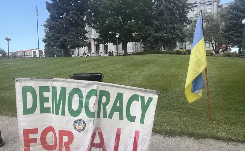 Image: Four Years Later, Rowshan Kiani Keeps Iran Protest Alive in Denver